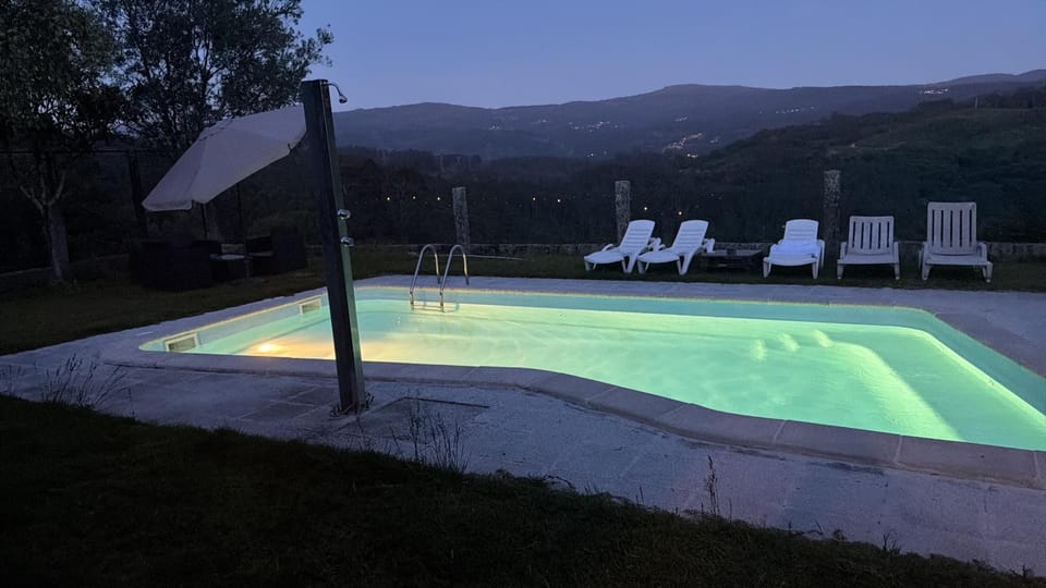 Night, Natural landscape, Mountain view, Pool view, Sunset, sunbed
