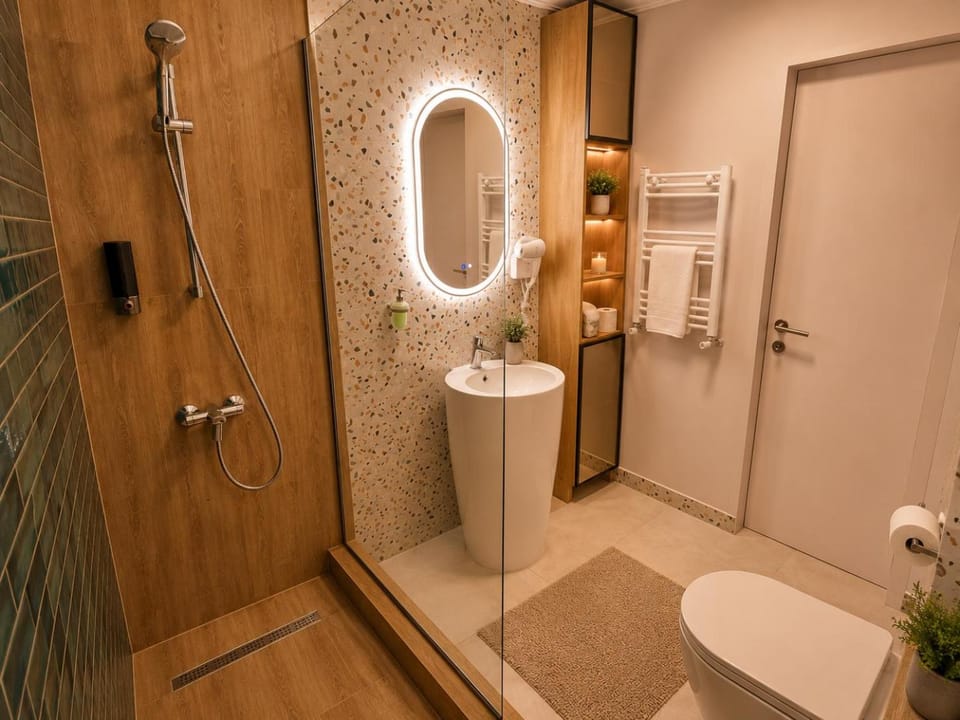 Toilet, Bathroom, towels