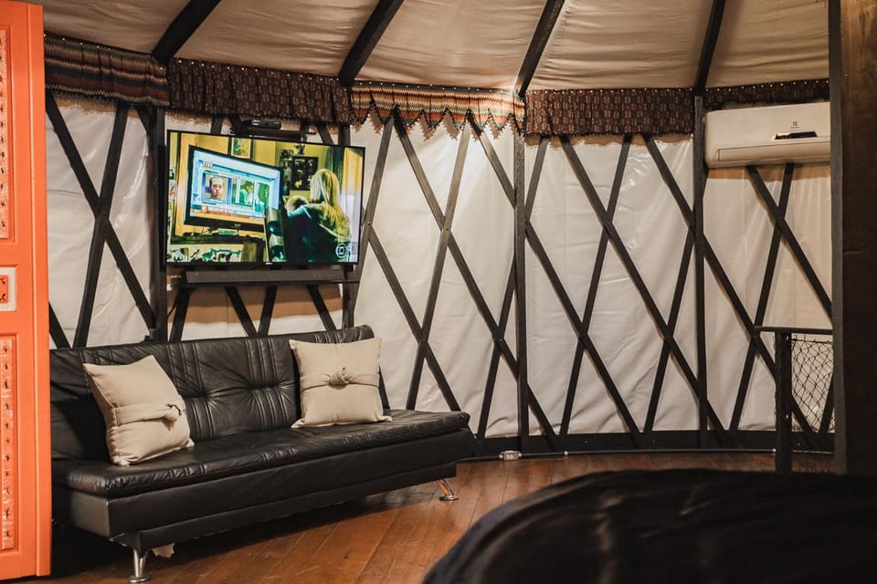 Yurt Tree, romântico e confortável, experiência unica Luxury tent in State of São Paulo