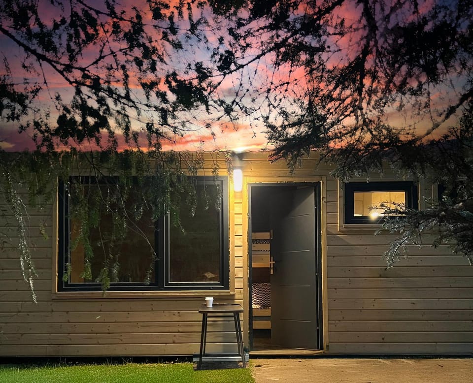 Property building, Sunset