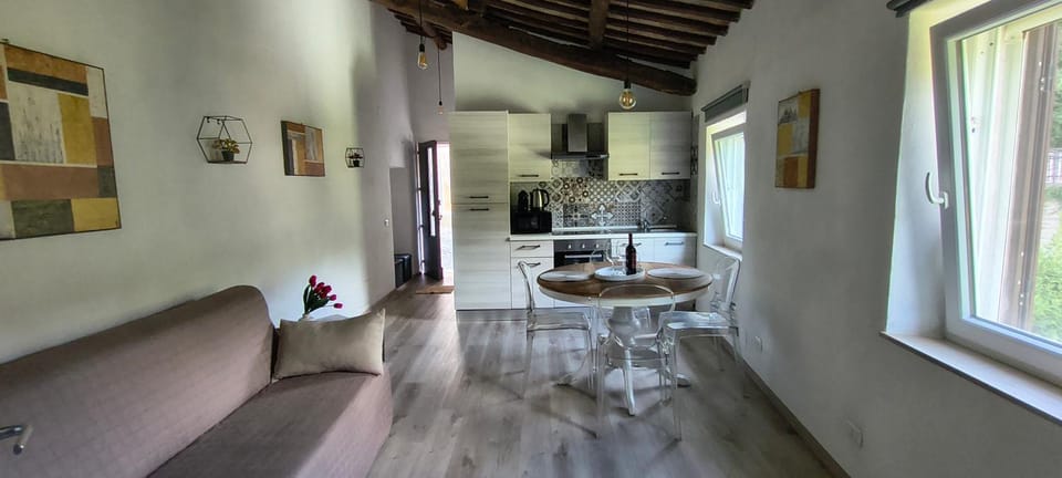Kitchen or kitchenette, Living room, Seating area, Dining area, pet friendly