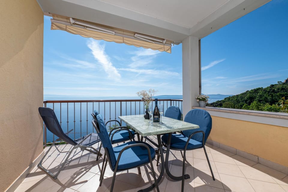 Natural landscape, View (from property/room), Balcony/Terrace, Sea view