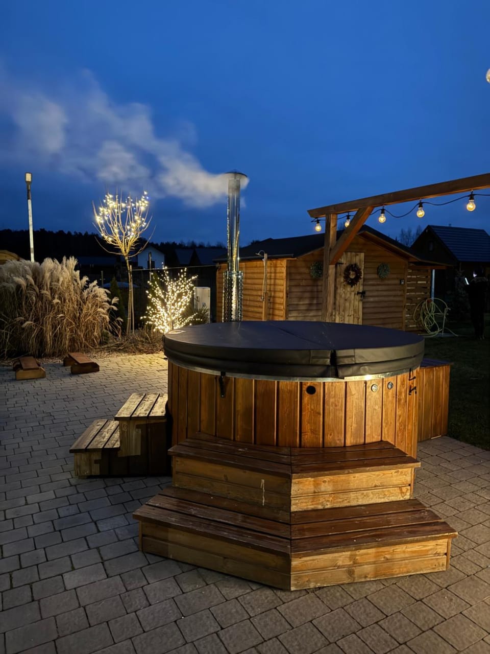 Leśna Osada -Dominikowo -sauna , balia House in West Pomeranian Voivodeship, Poland