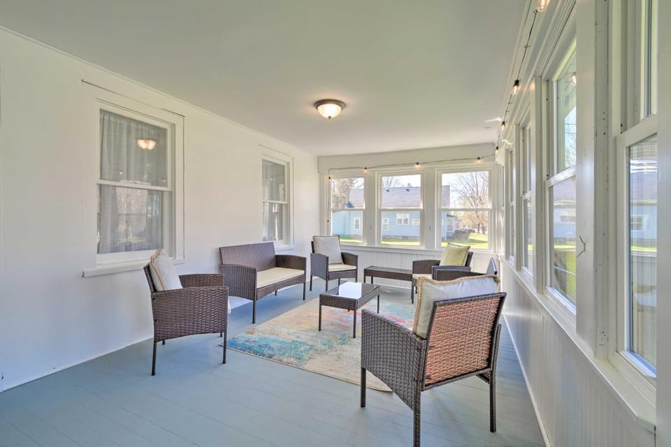 Walk to Beach! Sodus Point Escape w/ Private Yard House in Sodus Point