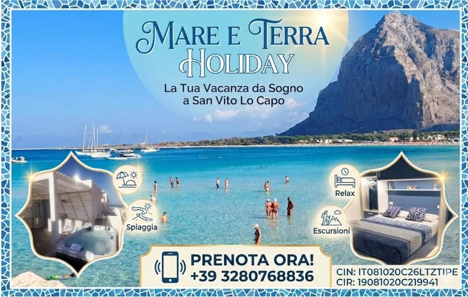 MARE e Terra Holiday fronte mare Apartment in San Vito Lo Capo