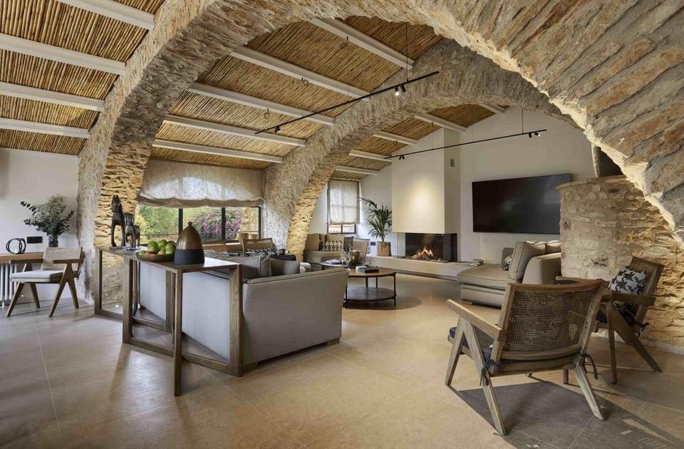 Living room, Dining area, flat iron