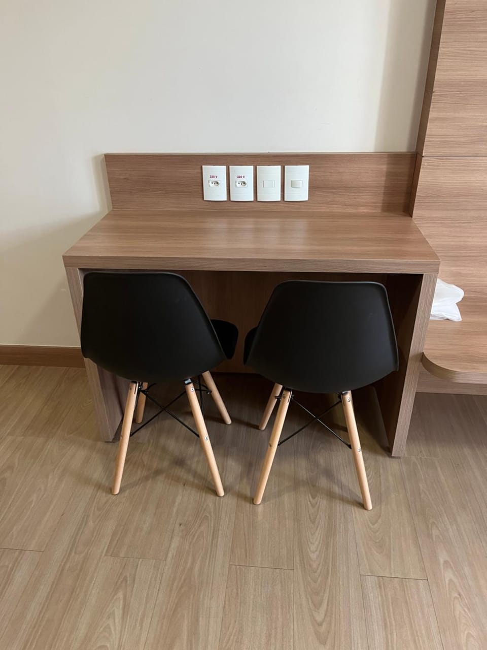 Dining area, hair dresser