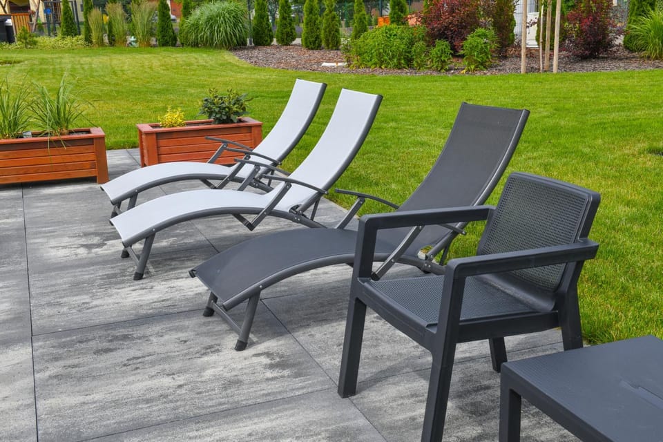 Spring, Day, Garden view, sunbed