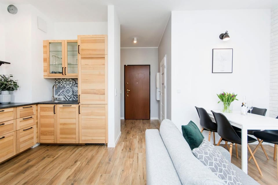 Kitchen or kitchenette, Living room