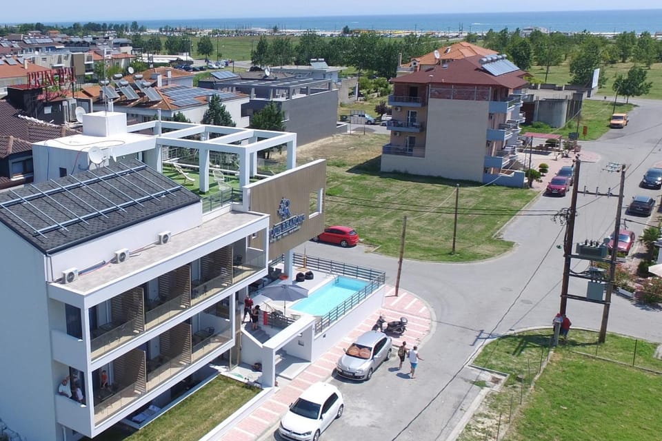 Property building, Neighbourhood, Bird's eye view, Location