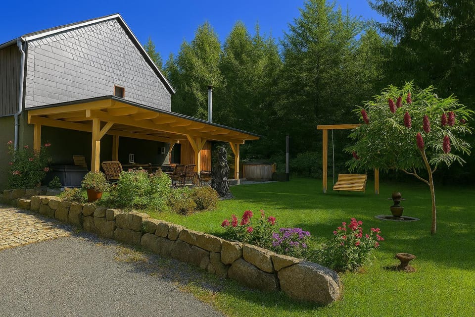 Property building, Garden