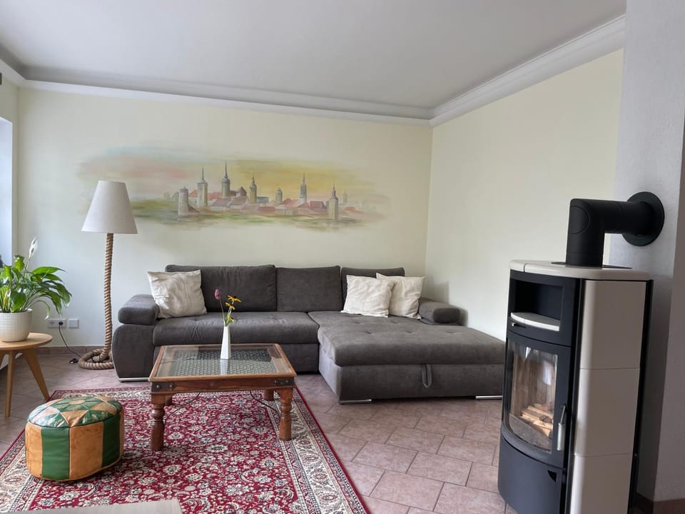 Ferienhaus Amare mit Fasssauna, eigener Terrasse & Kamin House in Saxony