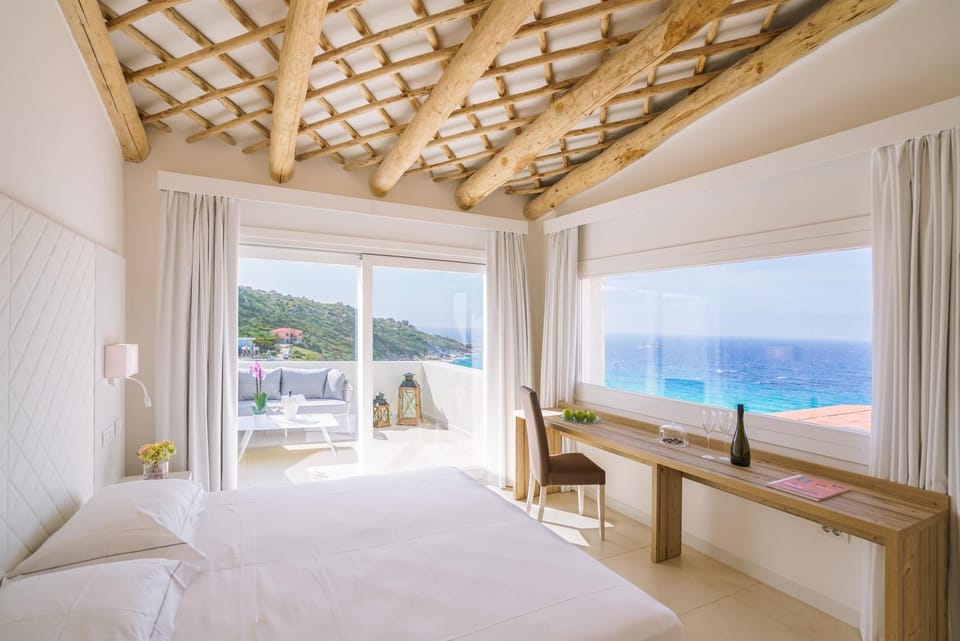 Bed, Photo of the whole room, Beach, Bedroom, Sea view