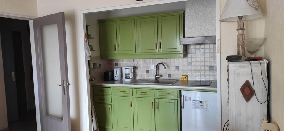 Coffee/tea facilities, Kitchen or kitchenette, minibar, stove