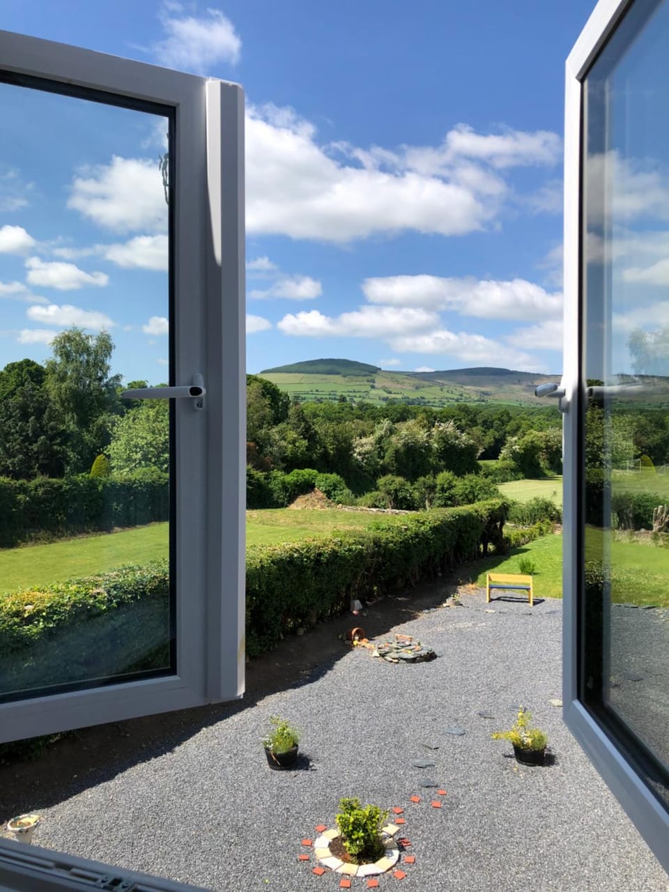 Spring, Day, Natural landscape, Garden, Garden view, Mountain view