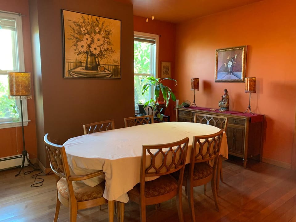Dining area, Dinner