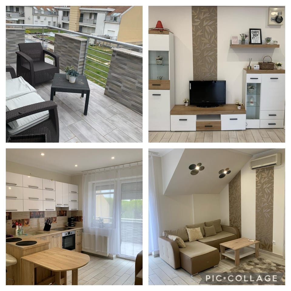 Living room, kitchen