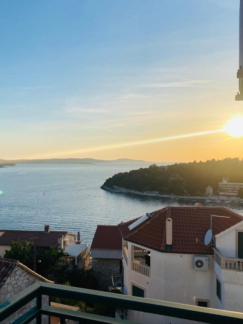 Sky view of Hell islands Apartment in Hvar