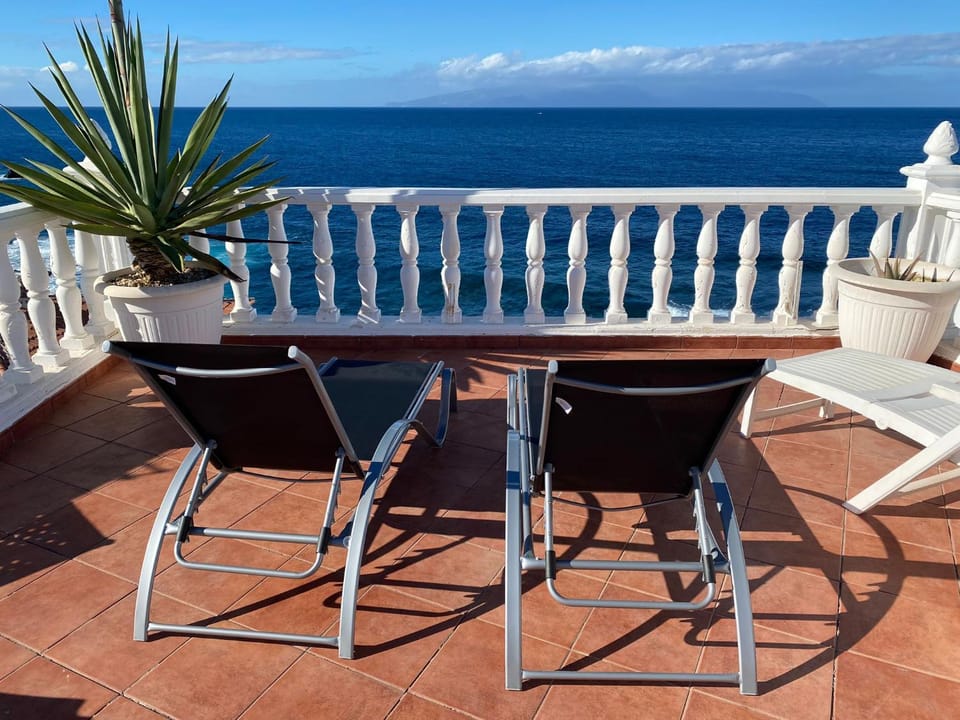 Natural landscape, View (from property/room), Balcony/Terrace, Sea view