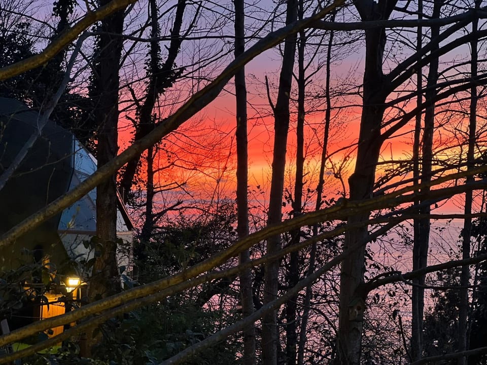 Natural landscape, Sunset