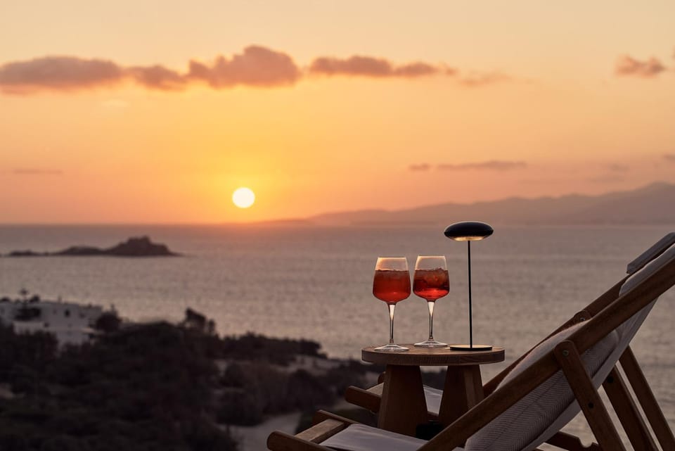 View (from property/room), Balcony/Terrace, Sea view, Sunset