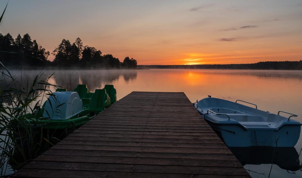 Natural landscape, Lake view, Sunrise