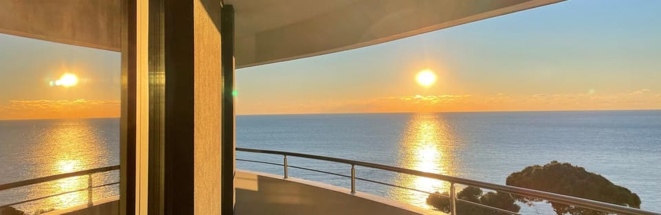 Balcony/Terrace, Beach, Sea view, Sunset
