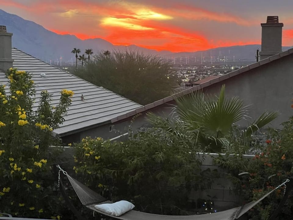Natural landscape, Mountain view, Sunset
