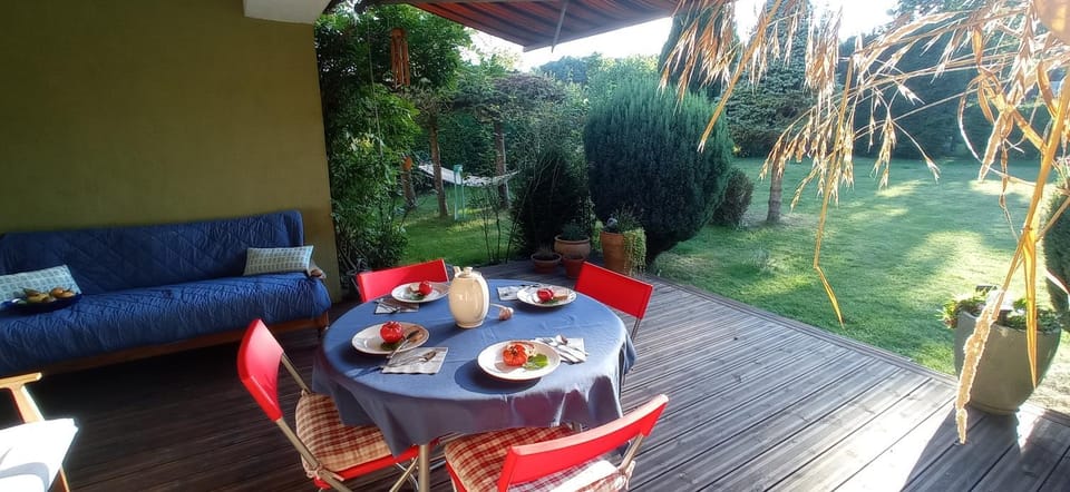View (from property/room), Balcony/Terrace, Garden view, Breakfast