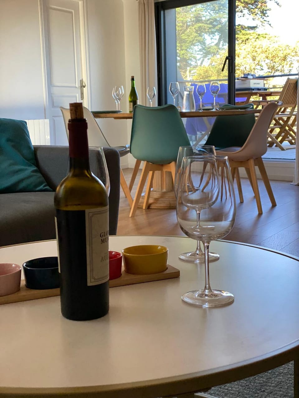 Barneville Plage appart cosy avec terrasse 150m de la mer Apartment in Barneville-Carteret