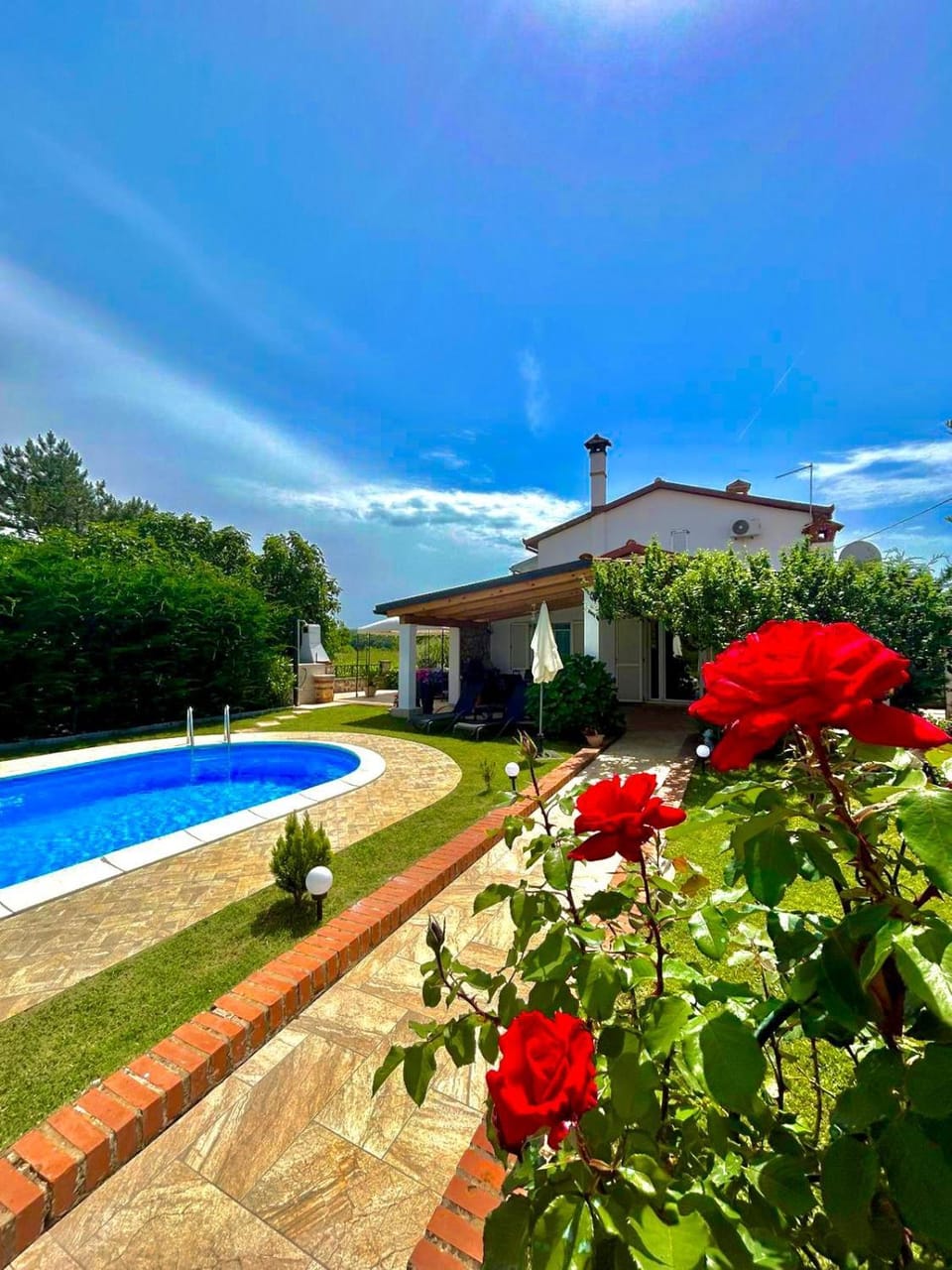 Day, Garden, Pool view, Swimming pool, sunbed