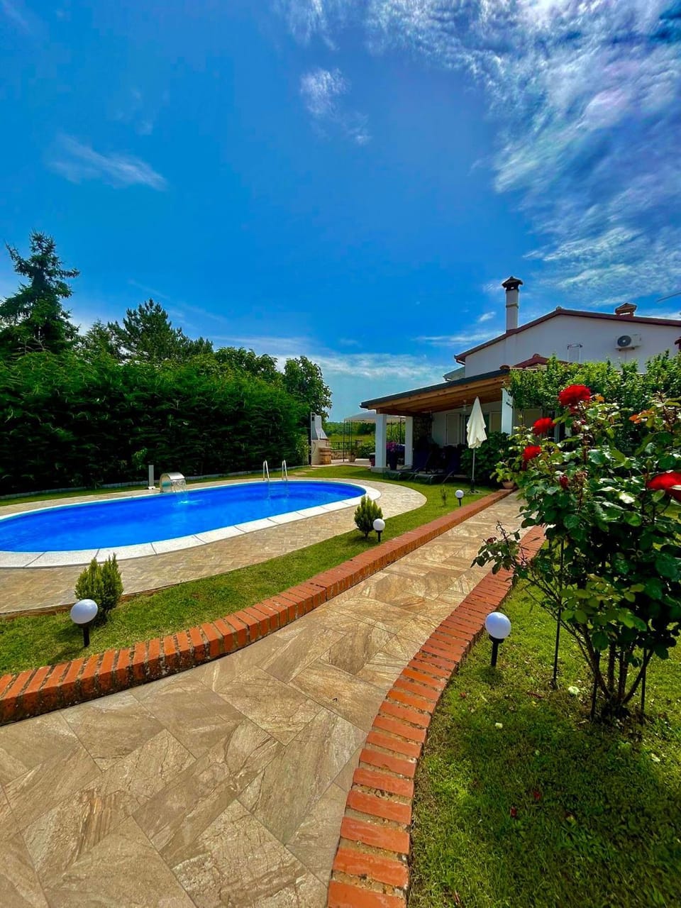 Day, Garden, Garden view, Pool view, Swimming pool, sunbed