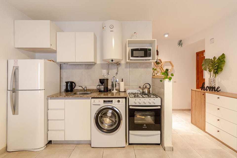 microwave, oven, washing machine, kitchen