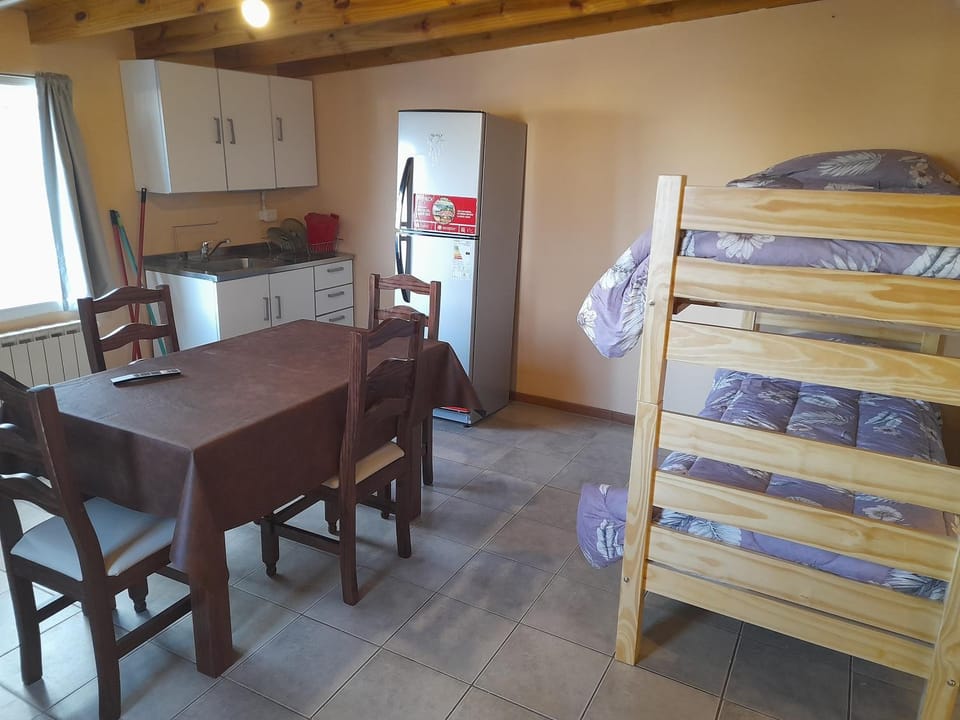 Dining area, bunk bed