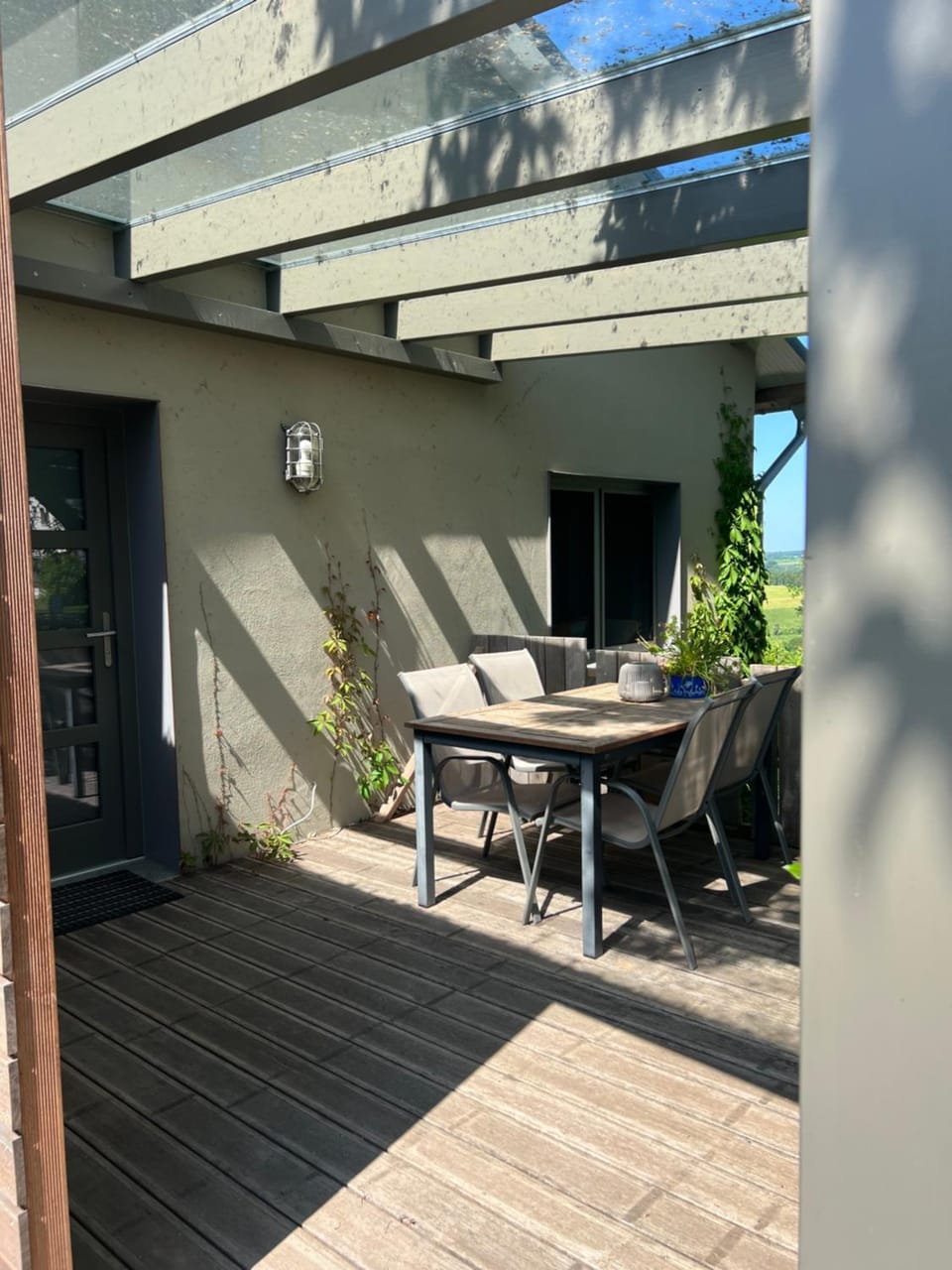 Property building, Patio, View (from property/room), Balcony/Terrace, Dining area