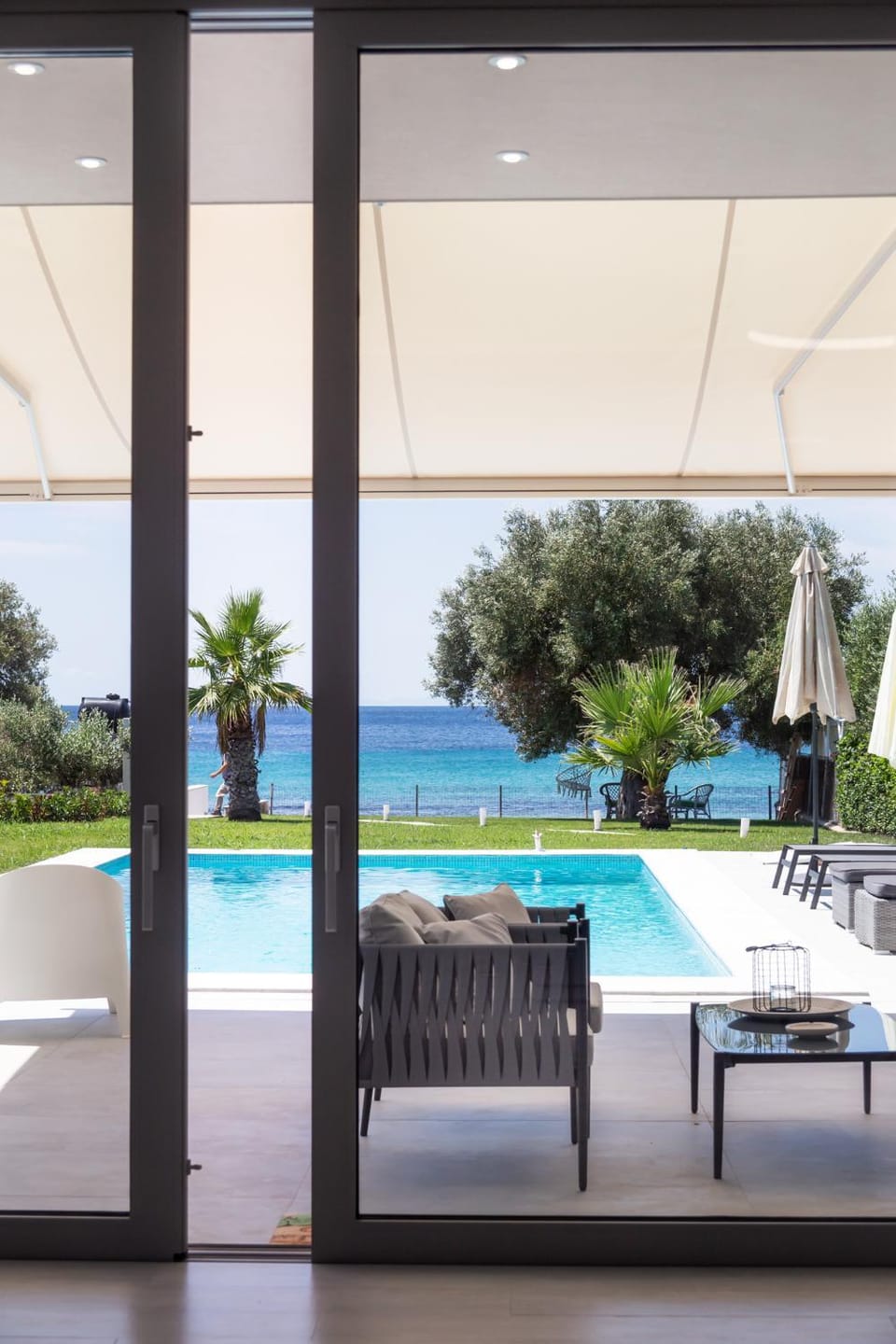 Patio, Day, Natural landscape, Pool view, Swimming pool