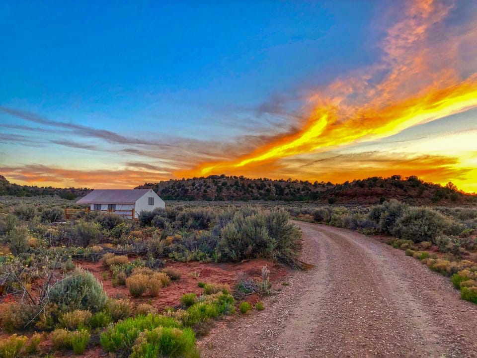 Natural landscape, View (from property/room), Sunset