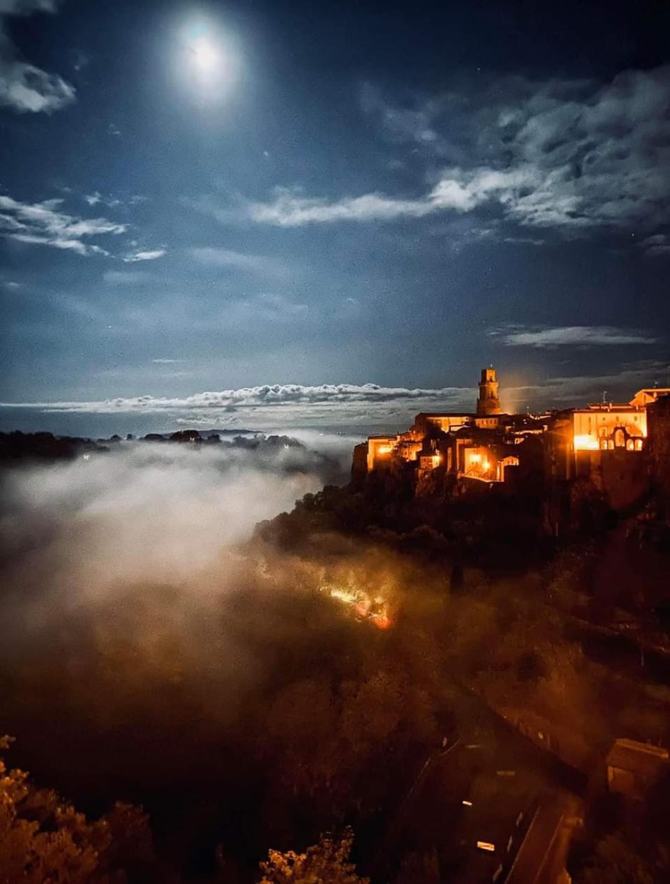 Night, Natural landscape