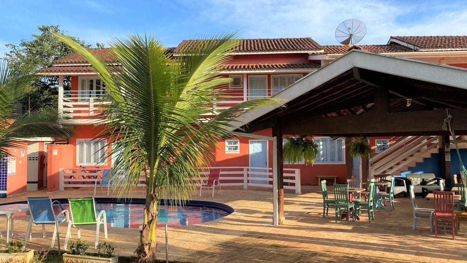 Property building, Patio, Swimming pool