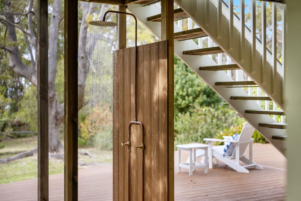 Shower, Patio, Garden, Garden view