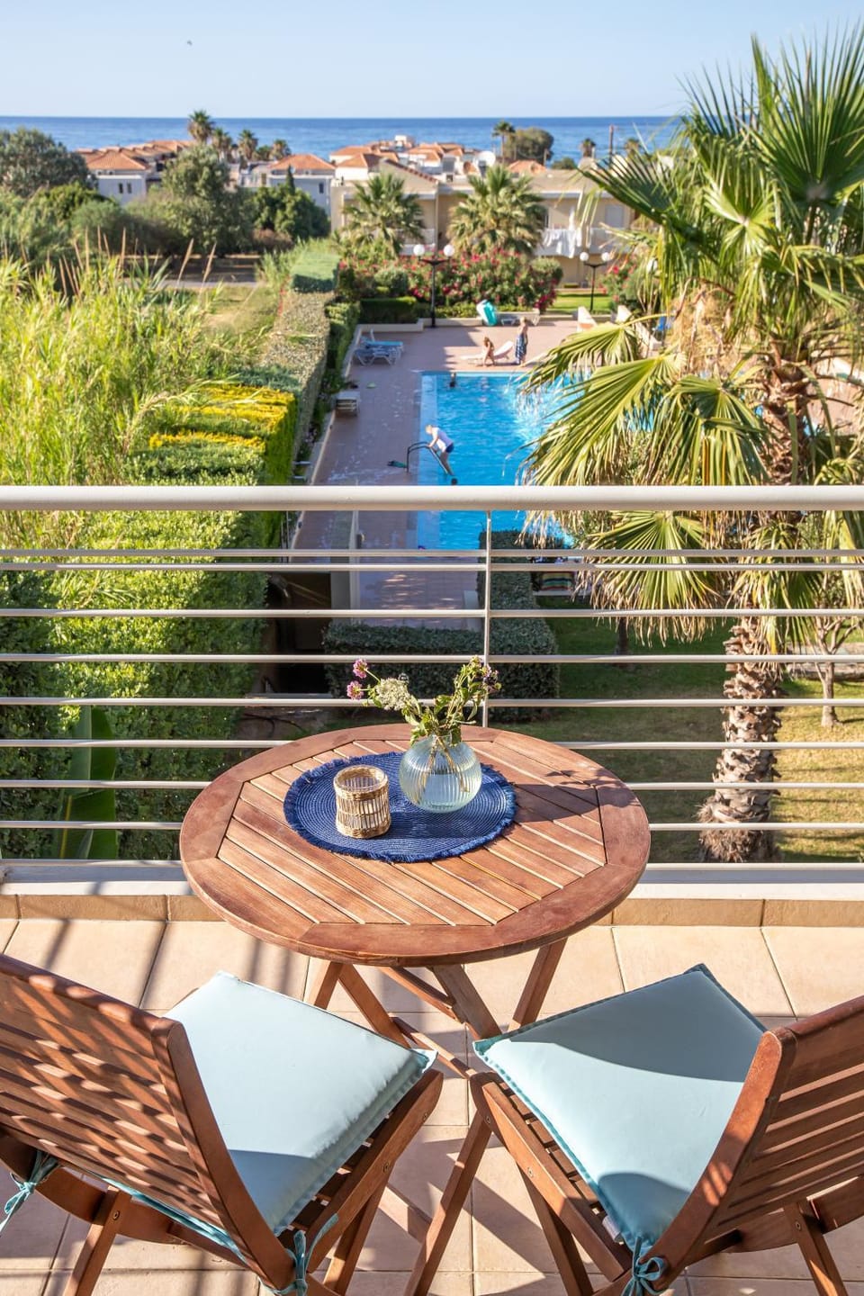 Natural landscape, View (from property/room), Balcony/Terrace, Pool view, Sea view