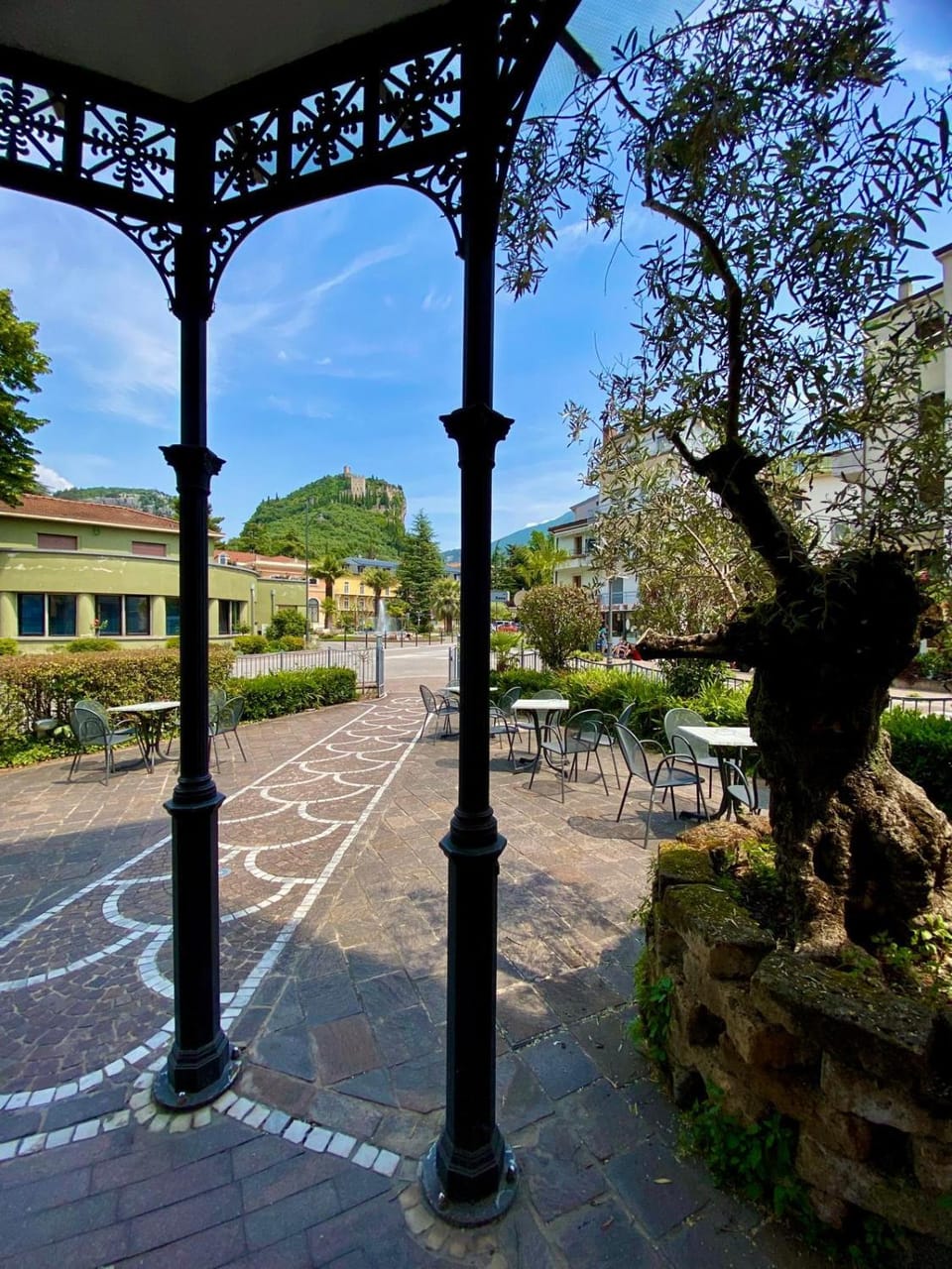 Property building, Patio