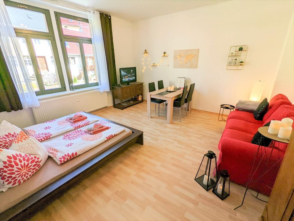 Living room, Seating area, Bedroom