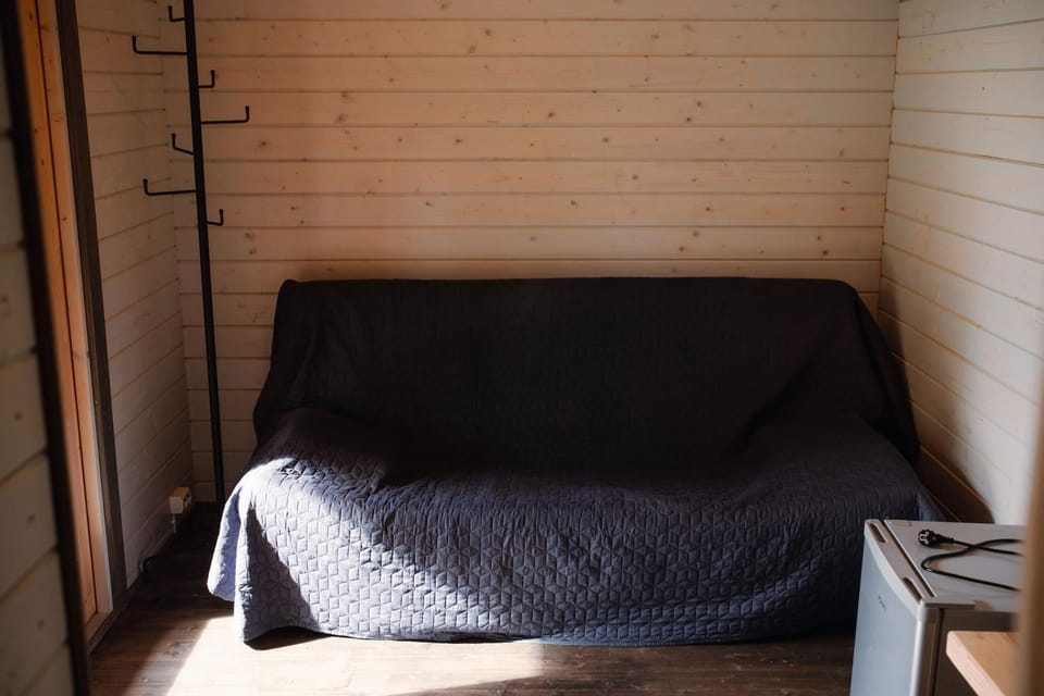 Bed, Sauna, Seating area