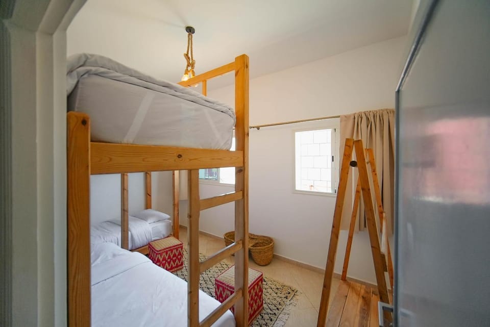 Photo of the whole room, bunk bed