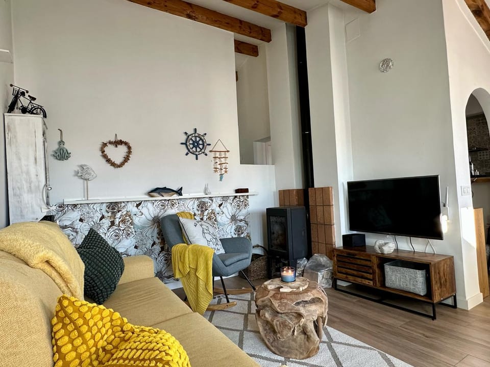 Library, TV and multimedia, Living room, fireplace, heating, internet, air conditioner
