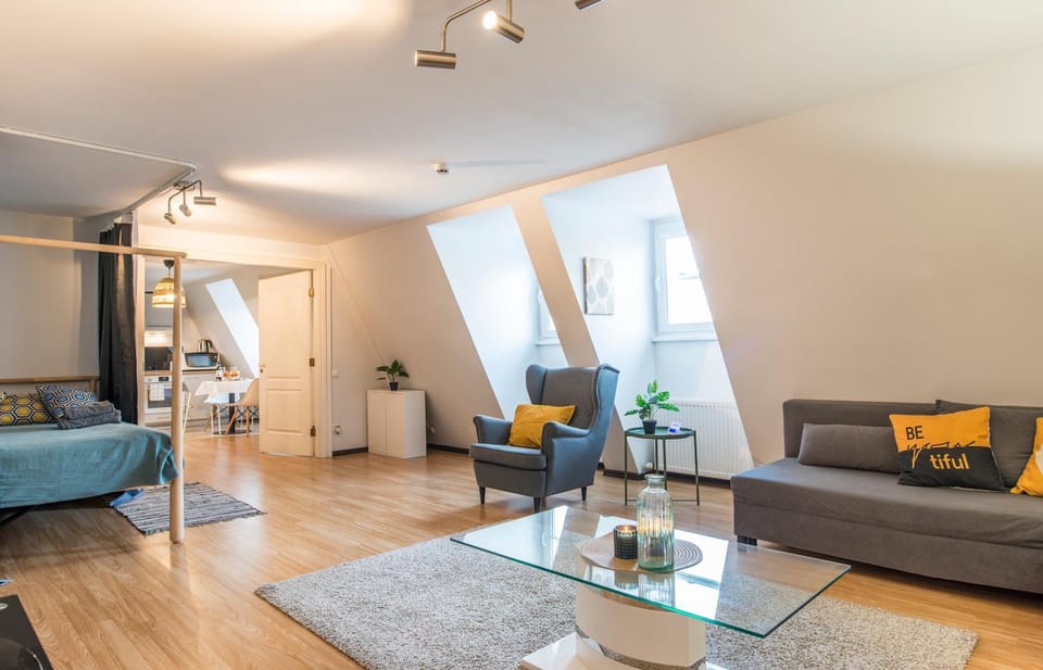 Living room, Seating area, Bedroom