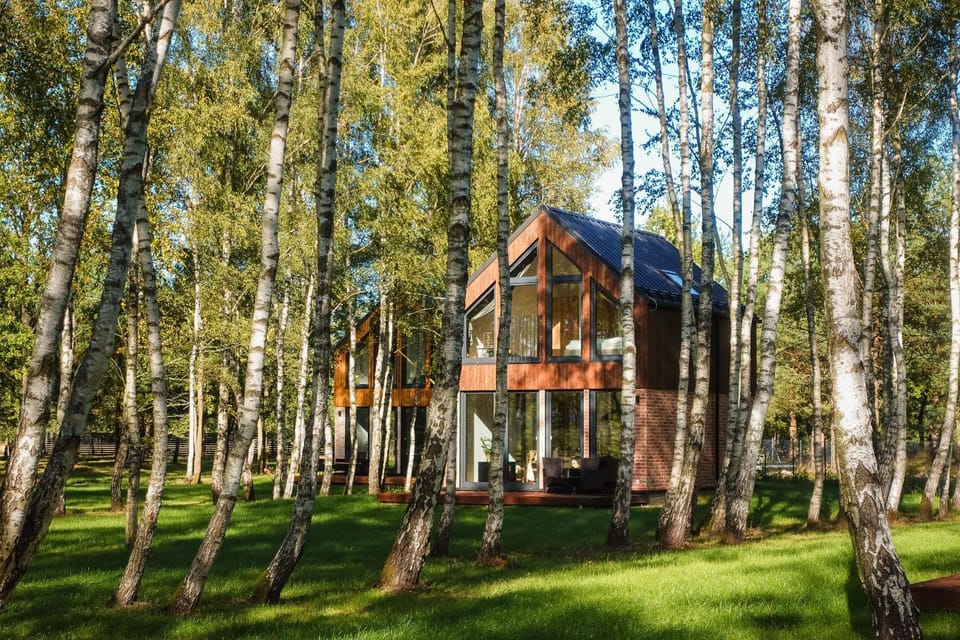 Property building, Garden view