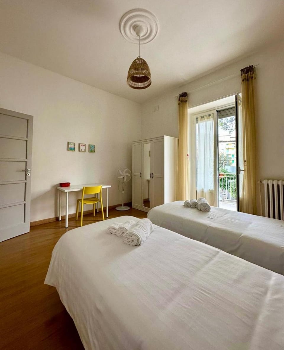 Bed, Photo of the whole room, Bedroom, hair dresser, towels, wardrobe