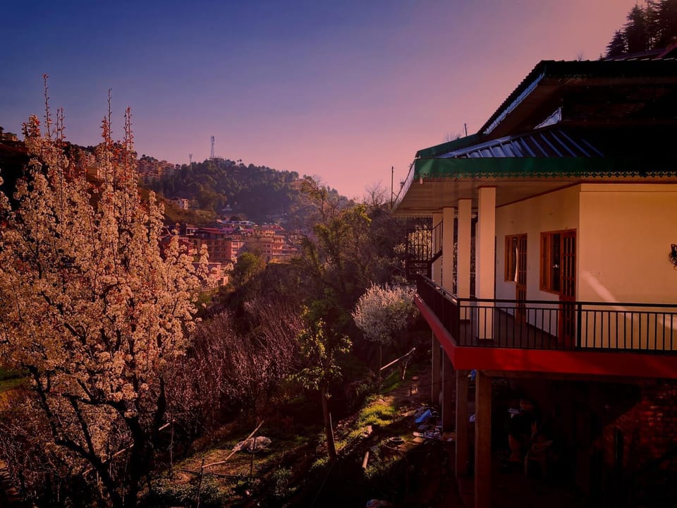 Property building, Spring, Day, Natural landscape, View (from property/room), Balcony/Terrace, Mountain view